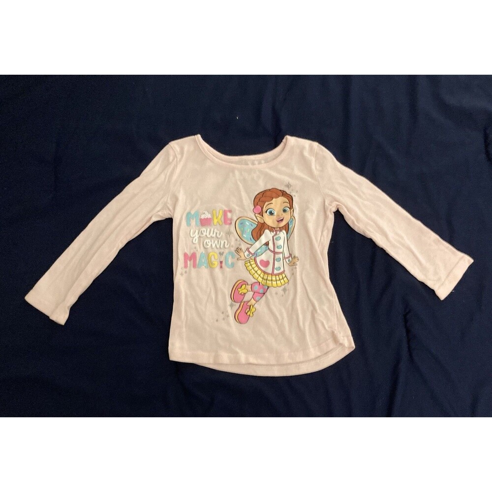 2T Jumping Beans baby girl clothes - one piece long sleeve top | fairy theme